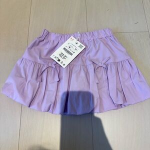 Zara Light Purple Ruffle Skirt